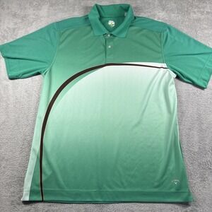 Callaway X Series Polo Shirt‎ Multi-Green Colored Short Sleeve Golf Men's Sz XXL